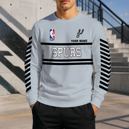 FINAL SALE - NEW CUSTOMIZED NBA23 SAS SAN ANTONIO SPURS UNISEX SWEATSHIRT