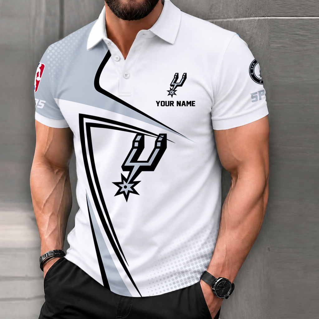 FINAL SALE - NEW CUSTOMIZED NBA23 SAS SAN ANTONIO SPURS T-SHIRT, POLO SHIRT, ZIP POLO SHIRT, SWEATSHIRT, HOODIE & ZIP HOODIE