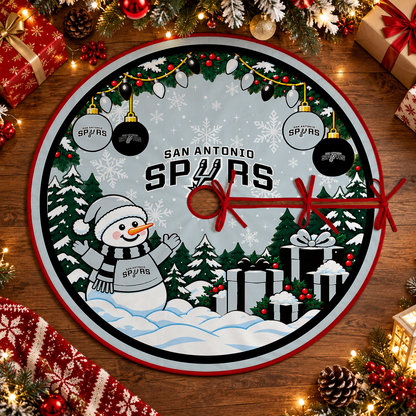 [FAN FAVORITE] NEW CUSTOMIZED NBA23 SAS SAN ANTONIO SPURS CHRISTMAS TREE SKIRT