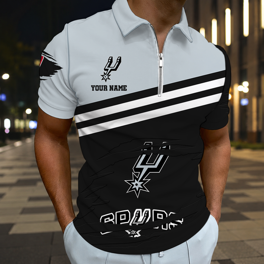 FINAL SALE - NEW CUSTOMIZED NBA23 SAS SAN ANTONIO SPURS T-SHIRT, POLO SHIRT, ZIP POLO SHIRT, SWEATSHIRT, HOODIE & ZIP HOODIE