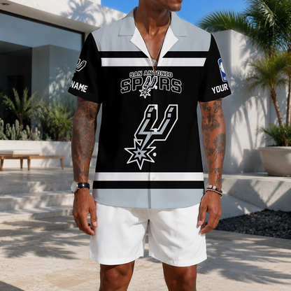LIMITED EDITION - NEW CUSTOMIZED NBA23 SAS SAN ANTONIO SPURS UNISEX HAWAIIAN SHIRT