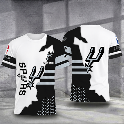 FINAL SALE - NEW CUSTOMIZED NBA23 SAS SAN ANTONIO SPURS T-SHIRT, POLO SHIRT, ZIP POLO SHIRT, SWEATSHIRT, HOODIE & ZIP HOODIE