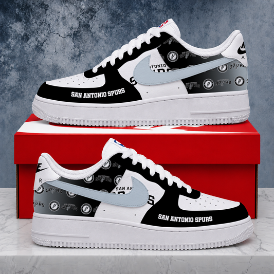 ELITE EDITION - NEW CUSTOMIZED NBA23 SAS SAN ANTONIO SPURS AF1 SNEAKERS