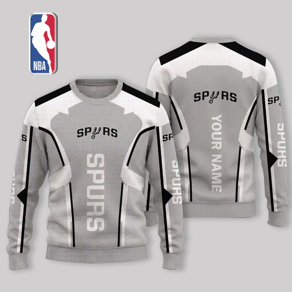 LIMITED EDITION - NEW CUSTOMIZED NBA23 SAS SAN ANTONIO SPURS UGLY SWEATER
