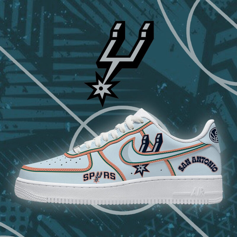 FINAL SALE - NEW CUSTOMIZED NBA23 SAS SAN ANTONIO SPURS AF1 SHOES