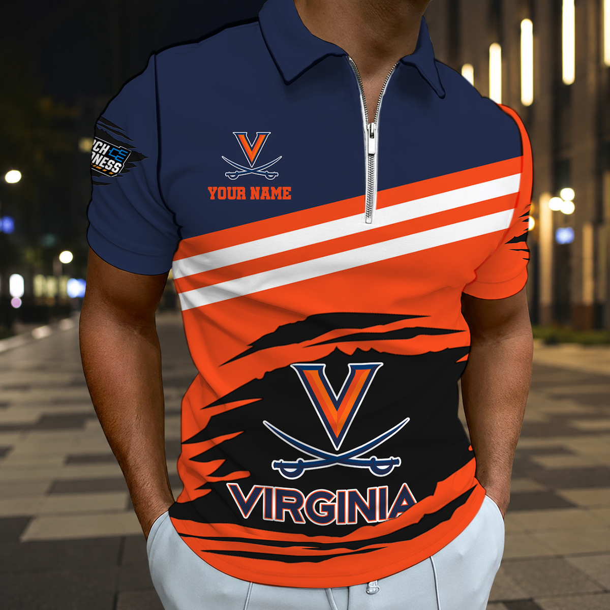 EXCLUSIVE EDITION - NEW CUSTOMIZED NCAA MAM23 VIC VIRGINIA CAVALIERS T-SHIRT, POLO SHIRT, ZIP POLO SHIRT, SWEATSHIRT, HOODIE & ZIP HOODIE