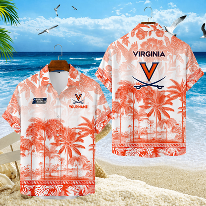 LIMITED EDITION - NEW CUSTOMIZED MAM23 VIC VIRGINIA CAVALIERS UNISEX HAWAIIAN SHIRT