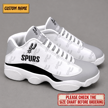SPECIAL EDITION - NEW CUSTOMIZED NBA23 SAS SAN ANTONIO SPURS AIR JORDAN 13 LOW TOP SNEAKER