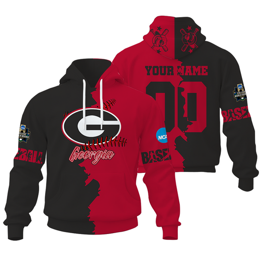 LIMITED EDITION - NEW CUSTOMIZED NCAA CWS23 GEB GE BULLGOGS UNISEX HOODIE & ZIP HOODIE