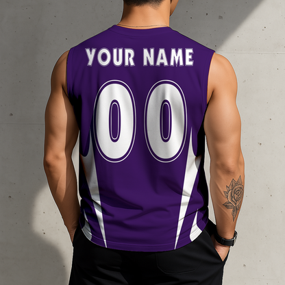 ACTIVE OFFER - NEW CUSTOMIZED | NCAA FBS24 KSW KS WILDCATS MEN'S GYM SHIRT