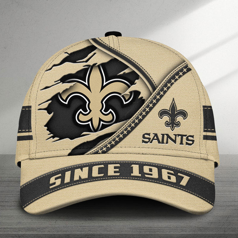 EXCLUSIVE EDITION - NEW CUSTOMIZED NFL24 NOS NEW ORLEANS SAINTS CLASSIC CAP