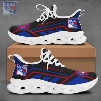 LIMITED EDITION - NEW CUSTOMIZED NHL24 NYR NEW YORK RANGERS CLUNKY SNEAKERS