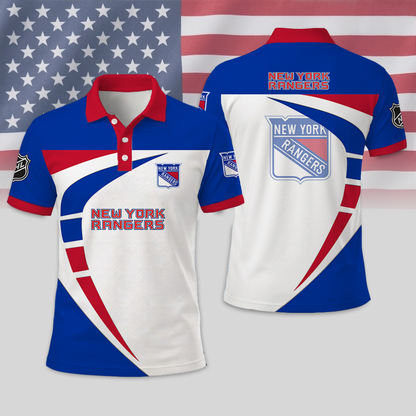 LIMITED EDITION - NEW CUSTOMIZED NHL24 NYR NEW YORK RANGERS T-SHIRT, POLO SHIRT, ZIP POLO SHIRT, SWEATSHIRT, HOODIE & ZIP HOODIE