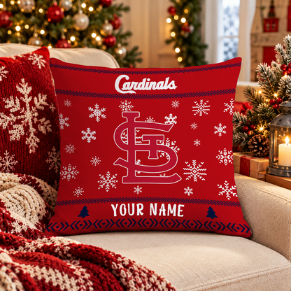 FINAL SALE - NEW PERSONALIZED MLB24 SLC ST. LOUIS CARDINALS PILLOW CASE