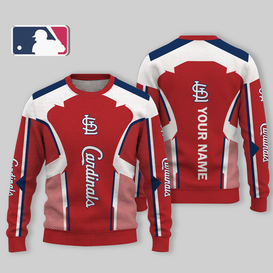 LIMITED EDITION - NEW CUSTOMIZED MLB24 SLC ST. LOUIS CARDINALS UGLY SWEATER