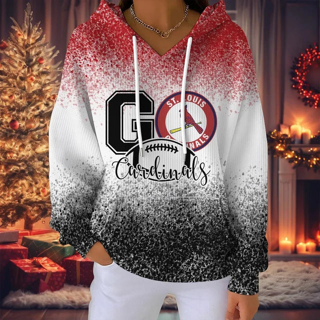LIMITED EDITION - NEW CUSTOMIZED MLB24 SLC ST. LOUIS CARDINALS RIBBED HOODIE & SWEATSHIRT