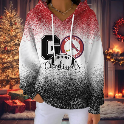 LIMITED EDITION - NEW CUSTOMIZED MLB24 SLC ST. LOUIS CARDINALS RIBBED HOODIE & SWEATSHIRT
