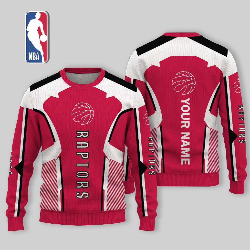 LIMITED EDITION - NEW CUSTOMIZED NBA24 TRA TORONTO RAPTORS UGLY SWEATER