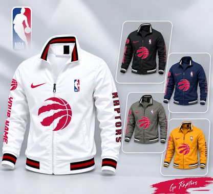 VIRAL EDITION - NEW CUSTOMIZED NBA24 TRA TORONTO RAPTORS MULTICOLOR MEN'S CASUAL JACKET
