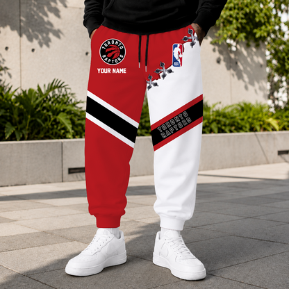 FINAL SALE - NEW CUSTOMIZED NBA24 TRA TORONTO RAPTORS SWEATPANTS