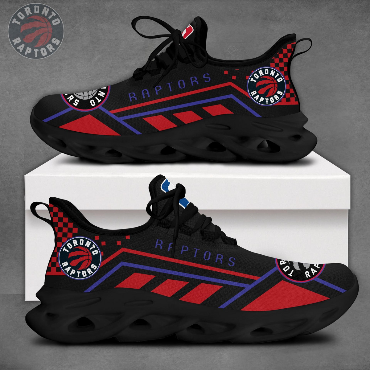 LIMITED EDITION - NEW CUSTOMIZED NBA24 TRA TORONTO RAPTORS MAX SOUL SHOES