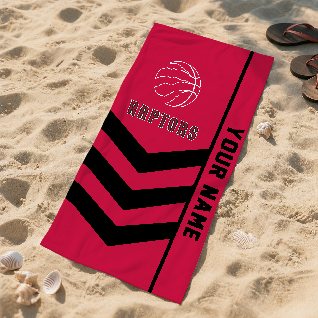 HOT DEAL - NEW CUSTOMIZED NBA24 TRA TORONTO RAPTORS BEACH TOWEL FOR FAN