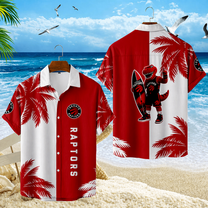 FINAL SALE - NEW CUSTOMIZED NBA24 TRA TORONTO RAPTORS UNISEX HAWAIIAN SHIRT