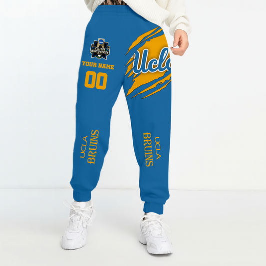 LIMITED DROP - NEW CUSTOMIZED | NCAA CWS24 UCB UCLA BRUINS UNISEX LONG PANTS