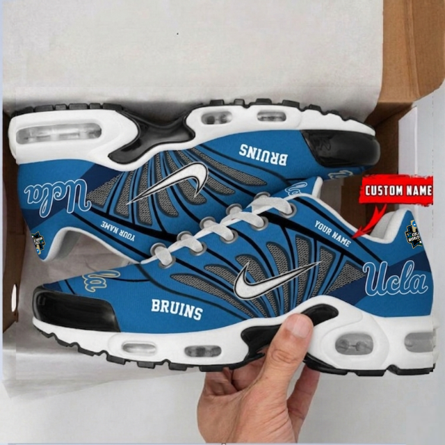 ELITE EDITION - NEW CUSTOMIZED NCAA CWS24 UCB UCLA BRUINS UNISEX AIR MAX PLUS SNEAKERS