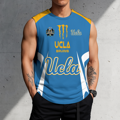 ACTIVE OFFER - NEW CUSTOMIZED | NCAA CWS24 UCB UCLA BRUINS MEN'S GYM SHIRT