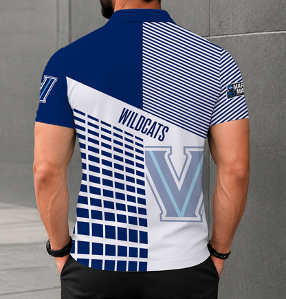 VIRAL EDITION - NEW CUSTOMIZED NCAA MAM24 VIW VILLANOVA WILDCATS POLO SHIRT