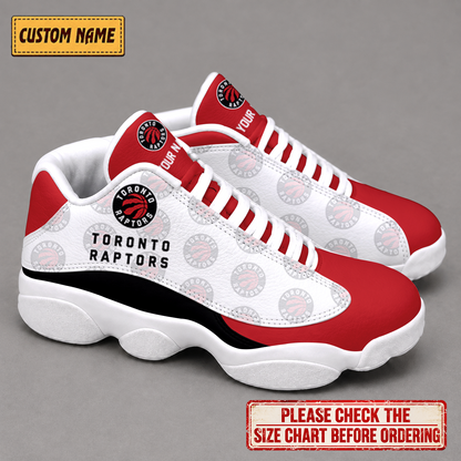 SPECIAL EDITION - NEW CUSTOMIZED NBA24 TRA TORONTO RAPTORS AIR JORDAN 13 LOW TOP SNEAKER
