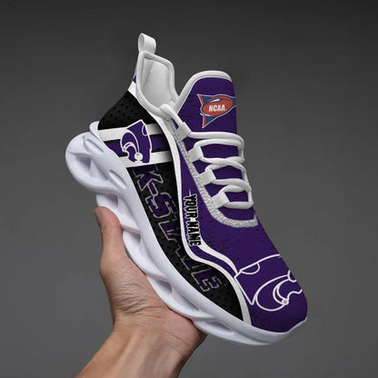 HOT DEAL - NEW CUSTOMIZED NCAA FBS24 KSW KANSAS STATE WILDCATS CLUNKY SNEAKERS