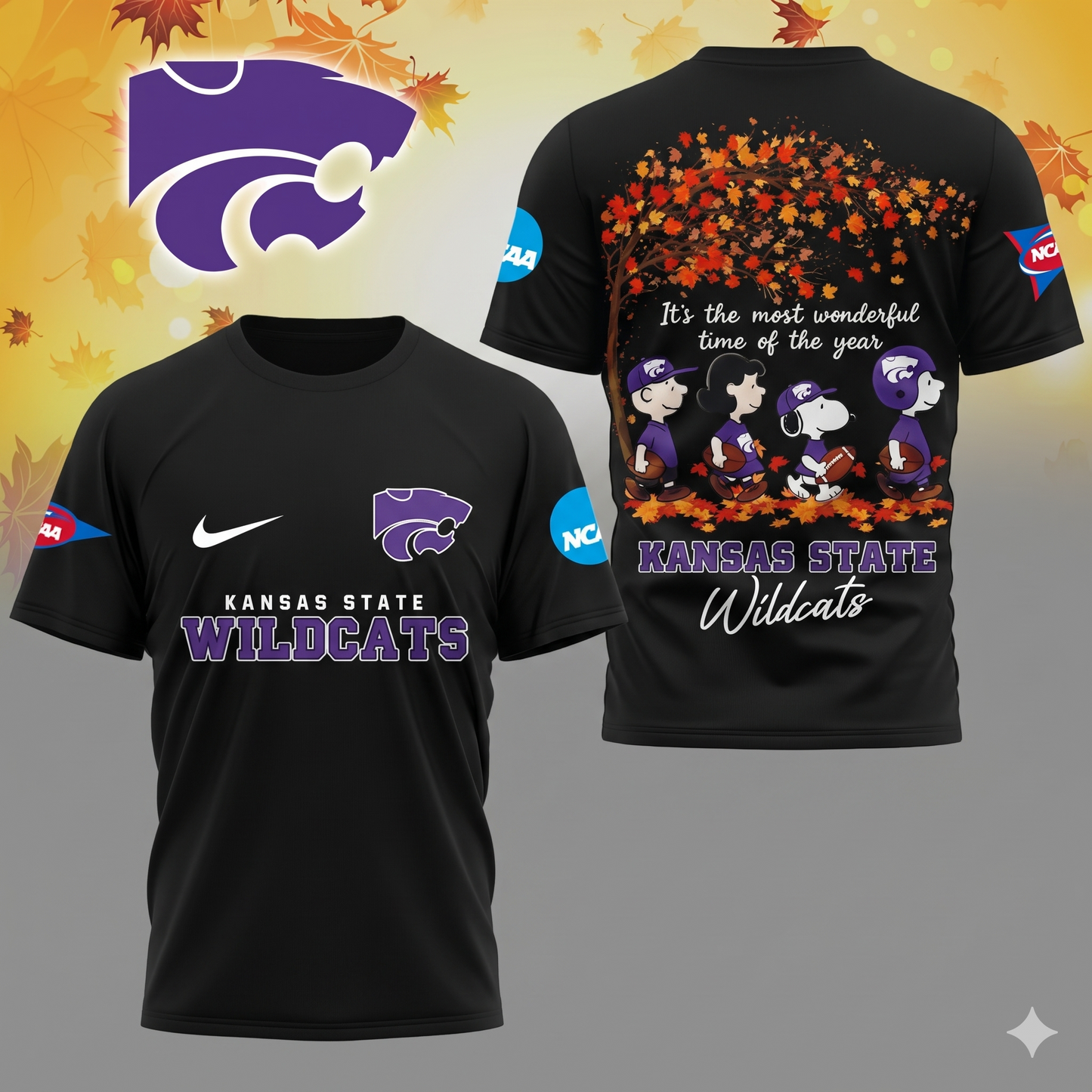 VIRAL EDITION - NEW CUSTOMIZED NCAA FBS24 KSW KS WILDCATS T-SHIRT, SWEATSHIRT, HOODIE & ZIP HOODIE