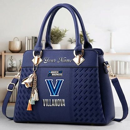 VIRAL EDITON - NEW CUSTOMIZED NCAA MAM24 VIW VI WILDCATS ZIP HANDBAG MULTICOLOR