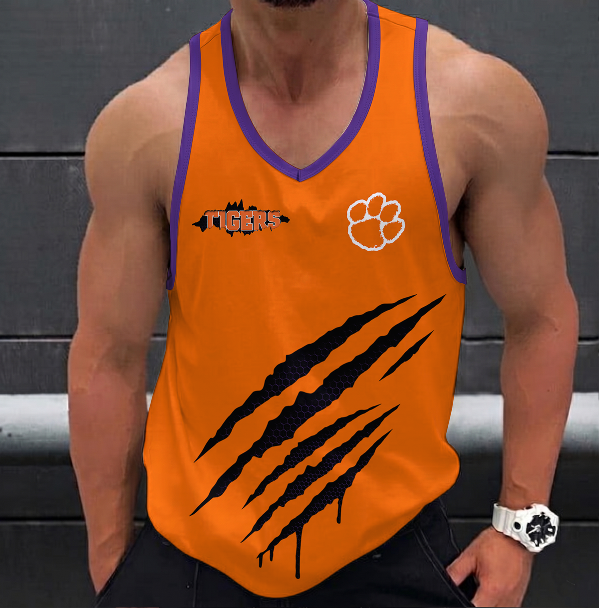 SPECIAL EDITION - NEW CUSTOMIZED NCAA CWS25 CST CLEMSON TIGERS UNISEX TANK TOP