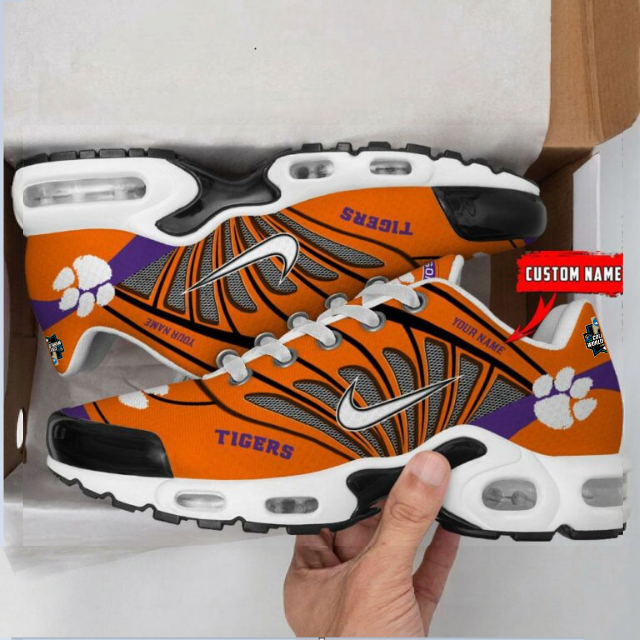 ELITE EDITION - NEW CUSTOMIZED NCAA CWS25 CST CS TIGERS UNISEX AIR MAX PLUS SNEAKERS