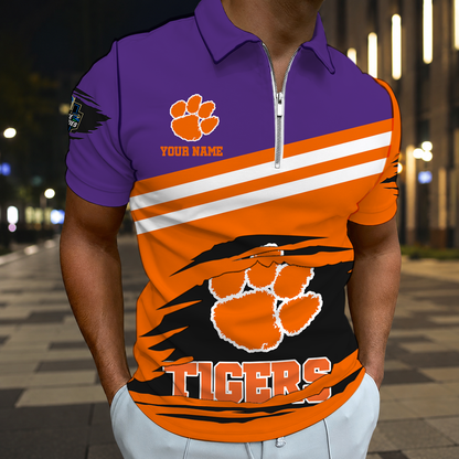 SPECIAL EDITION - NEW CUSTOMIZED NCAA CWS25 CST CLEMSON TIGERS T-SHIRT, POLO SHIRT, ZIP POLO SHIRT, SWEATSHIRT, HOODIE & ZIP HOODIE