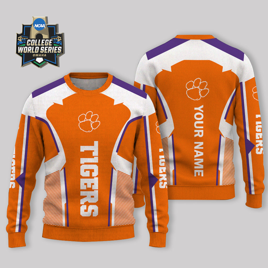 LIMITED EDITION - NEW CUSTOMIZED NCAA CWS25 CST CLEMSON TIGERS UGLY SWEATER
