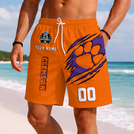 LIMITED DROP - NEW CUSTOMIZED | NCAA CWS25 CST CS TIGERS SHORT PANTS