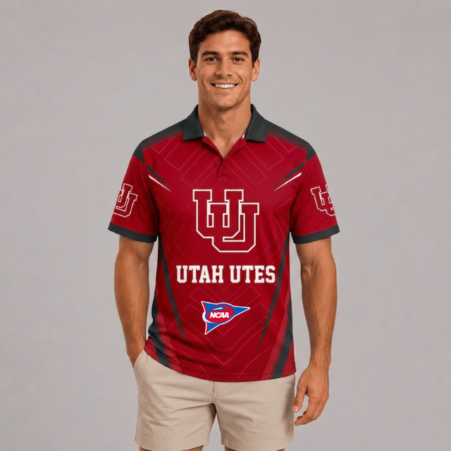 ELITE EDITION - NEW CUSTOMIZED NCAA FBS25 UTU UTAH UTES POLO SHIRT, ZIP POLO SHIRT, HOODIE, ZIP HOODIE, T-SHIRT & SWEATSHIRT
