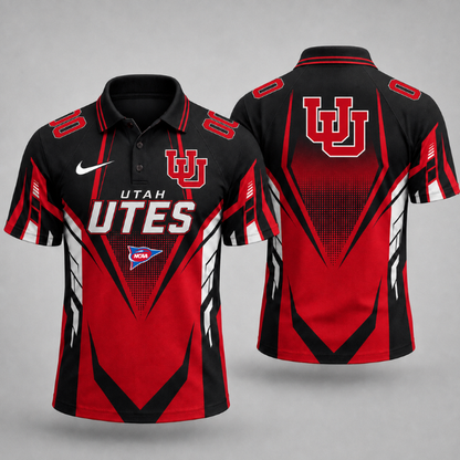 VIRAL EDITION - NEW CUSTOMIZED NCAA FBS25 UTU UTAH UTES POLO SHIRT, ZIP POLO SHIRT, HOODIE, ZIP HOODIE, T-SHIRT & SWEATSHIRT