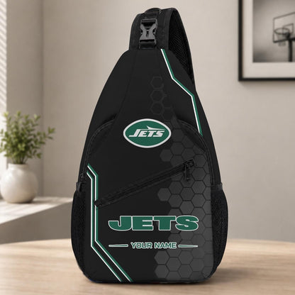 ELITE EDITION - NEW CUSTOMIZED NFL25 NYJ NEW YORK JETS SLING BAG