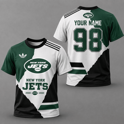 ELITE EDITION - NEW CUSTOMIZED NFL25 NYJ NEW YORK JETS T-SHIRTS, POLO SHIRT & ZIP POLO SHIRT