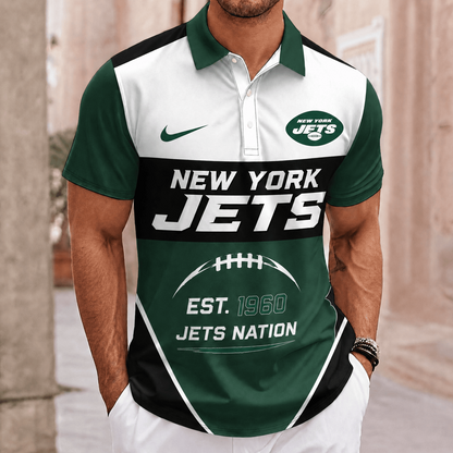 ELITE EDITION - NEW CUSTOMIZED NFL25 NYJ NEW YORK JETS POLO SHIRT, ZIP POLO SHIRT & T-SHIRTS