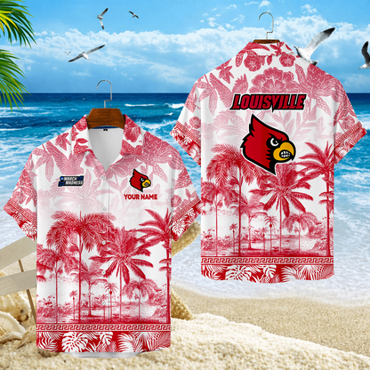 LIMITED EDITION - NEW CUSTOMIZED MAM25 ULC LOUISVILLE CARDINALS UNISEX HAWAIIAN SHIRT