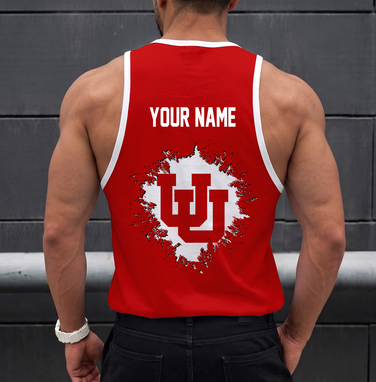 SPECIAL EDITION - NEW CUSTOMIZED NCAA FBS25 UTU UTAH UTES UNISEX TANK TOP