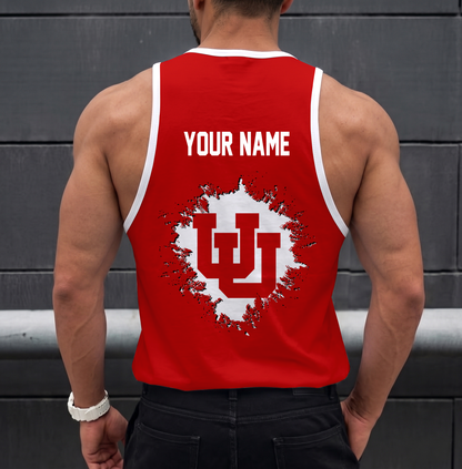 SPECIAL EDITION - NEW CUSTOMIZED NCAA FBS25 UTU UTAH UTES UNISEX TANK TOP