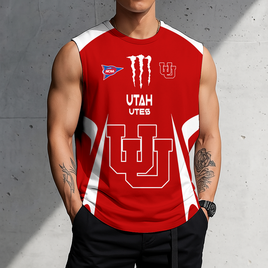 ACTIVE OFFER - NEW CUSTOMIZED | NCAA FBS25 UTU UT UTES MEN'S GYM SHIRT