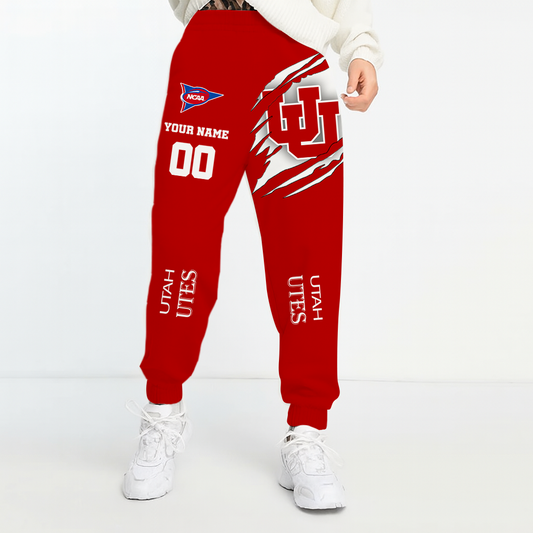 LIMITED DROP - NEW CUSTOMIZED | NCAA FBS25 UTU UT UTES UNISEX LONG PANTS